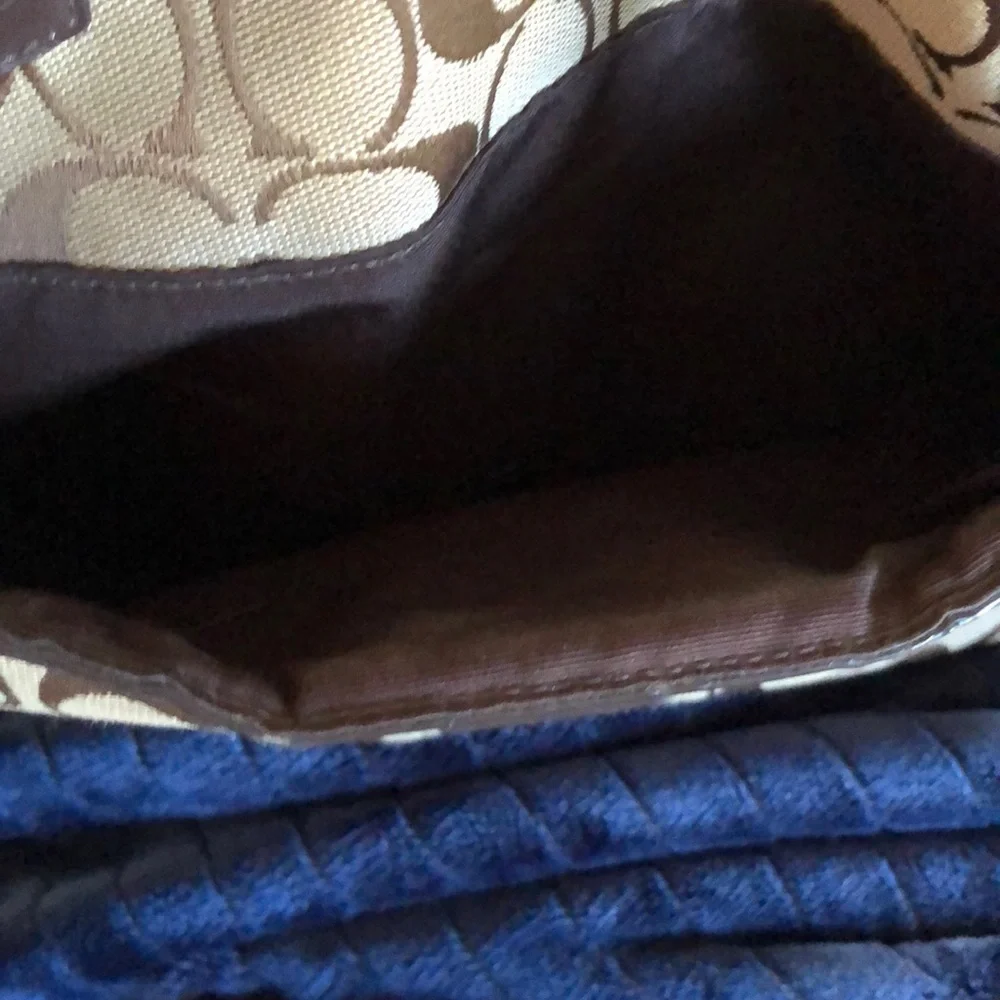 COACH Classic Brown Canvas‎ Handbag Grandmacore